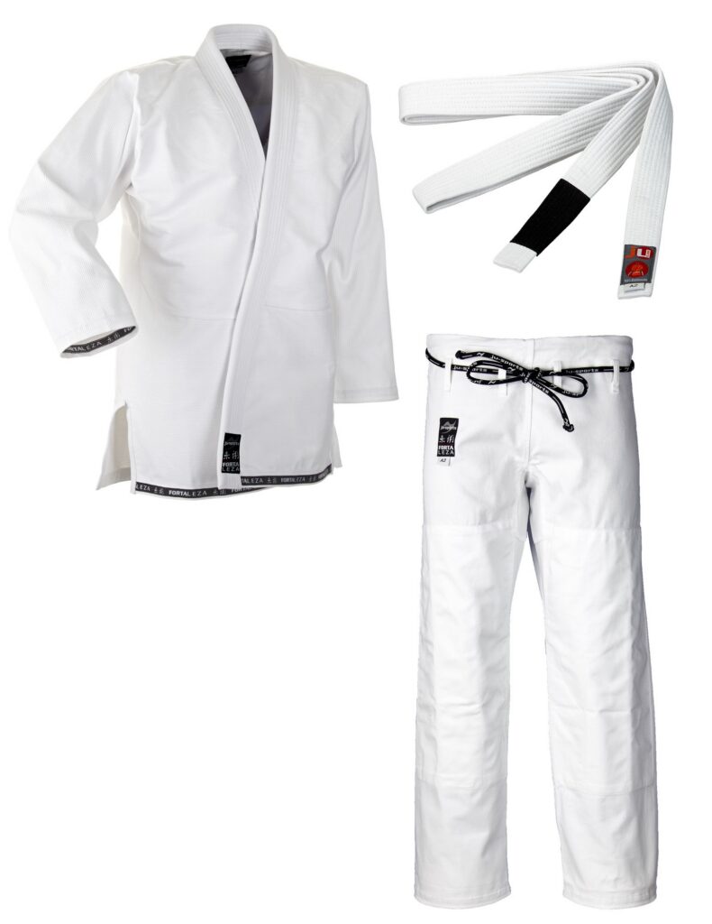 BJJ Starter Gi "Fortaleza" + BJJ gordel wit