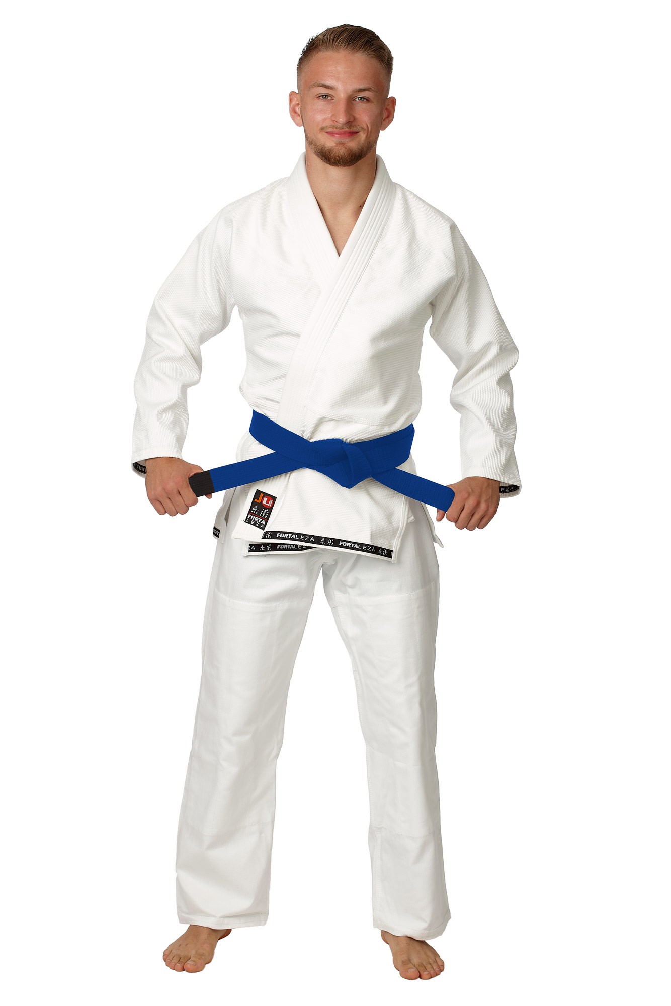 BJJ Starter Gi "Fortaleza" + BJJ gordel wit