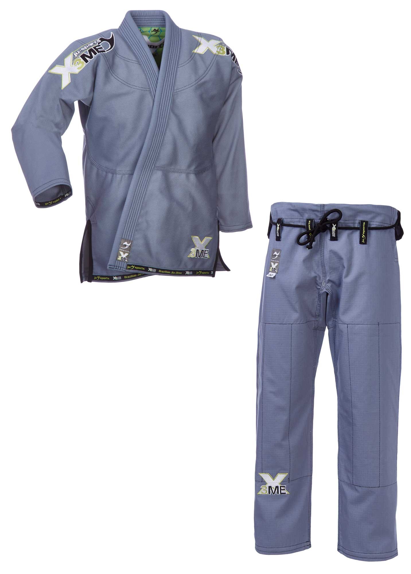 BJJ EXTREME 2.0 C16 Grijs/Limoen