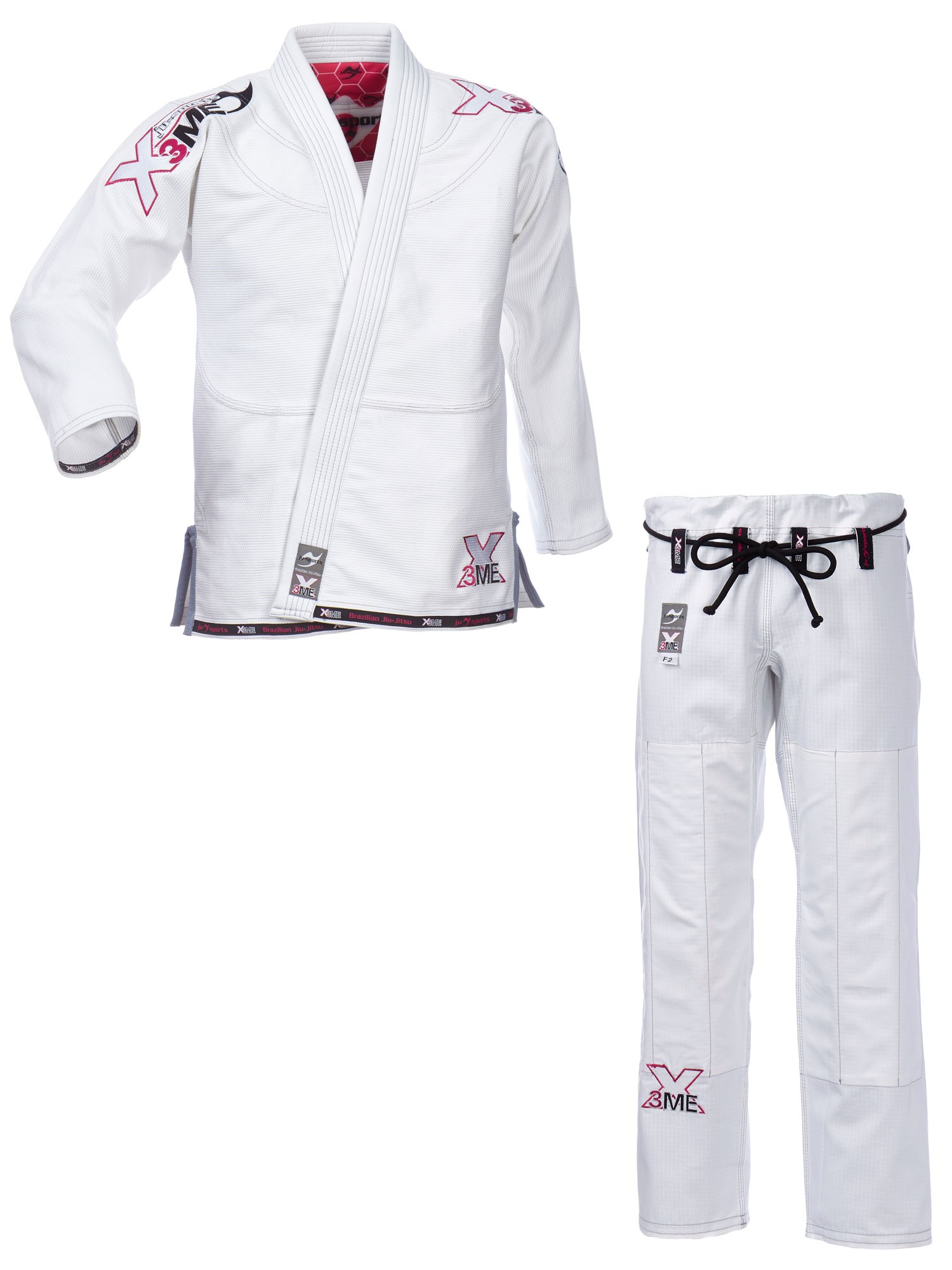 Amazona BJJ EXTREME 2.0 wit/roos