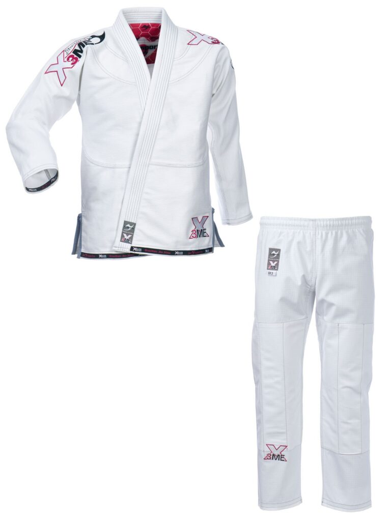 Amazona BJJ EXTREME 2.0 wit/roos (meisjes)