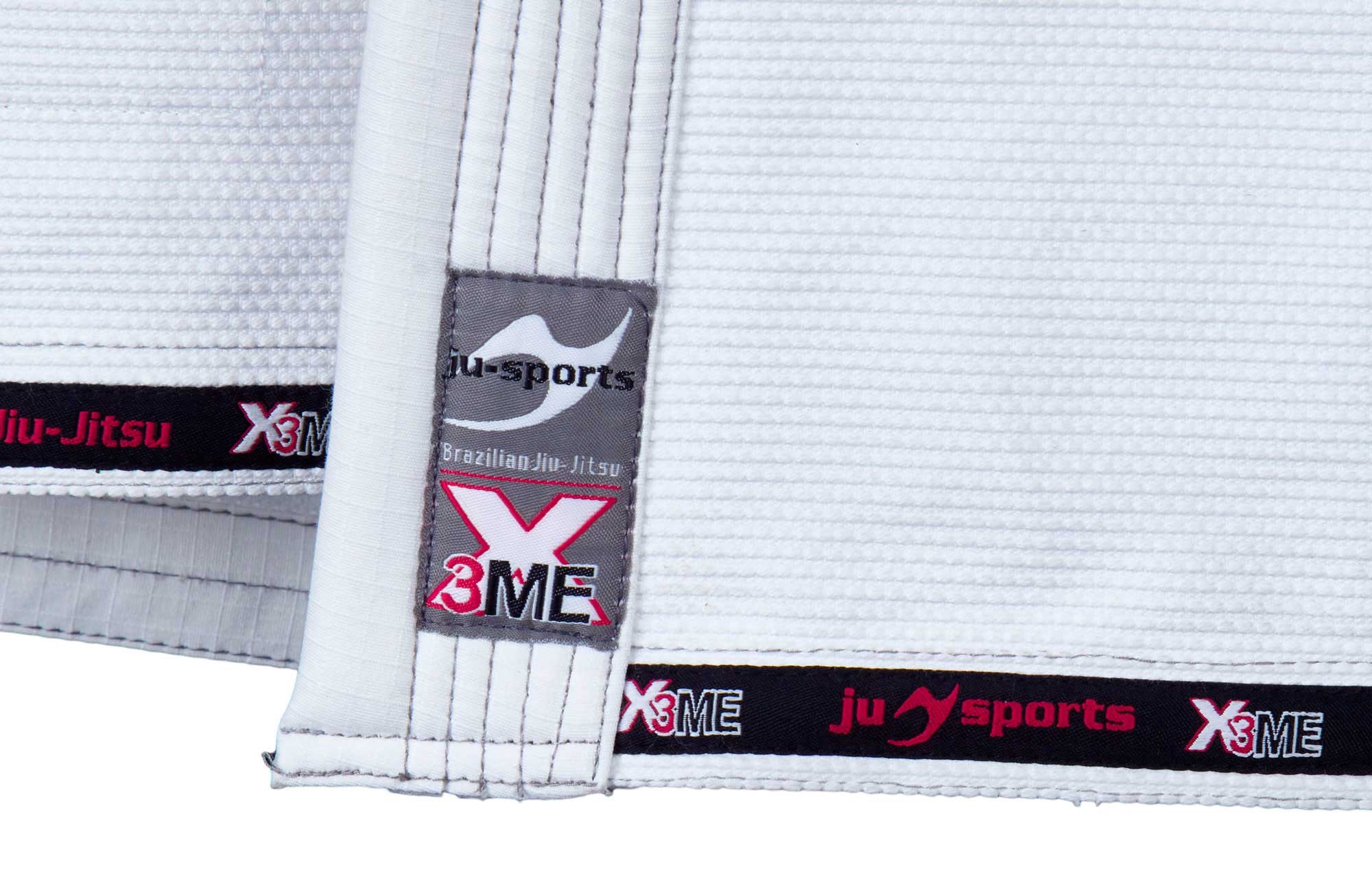 Amazona BJJ EXTREME 2.0 wit/roos (meisjes)