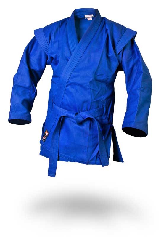 Sambo jas - Kurtka blauw (+gordel)