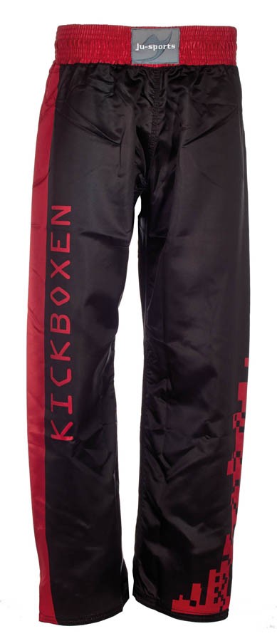 Kickbox broek CS 14 Step rood/zwart