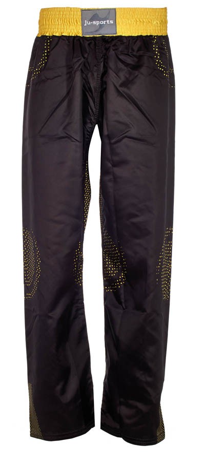 Kickbox broek CS 14 Illusion zwart/geel