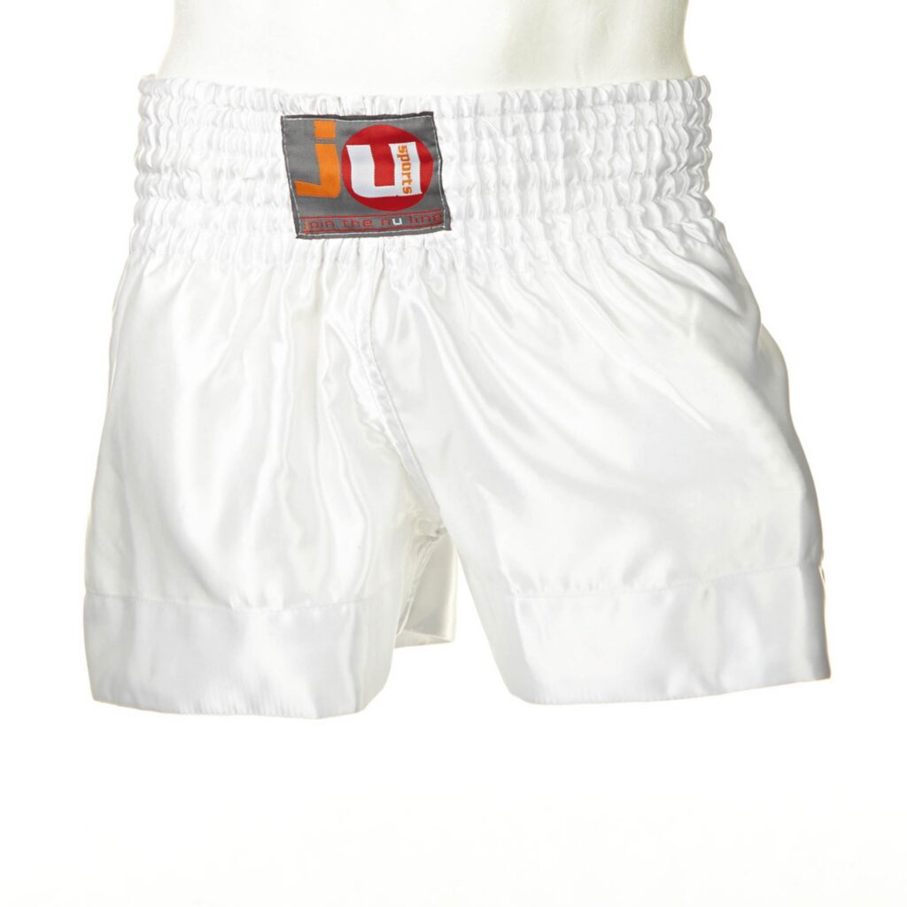 Thaibox broek "color" wit