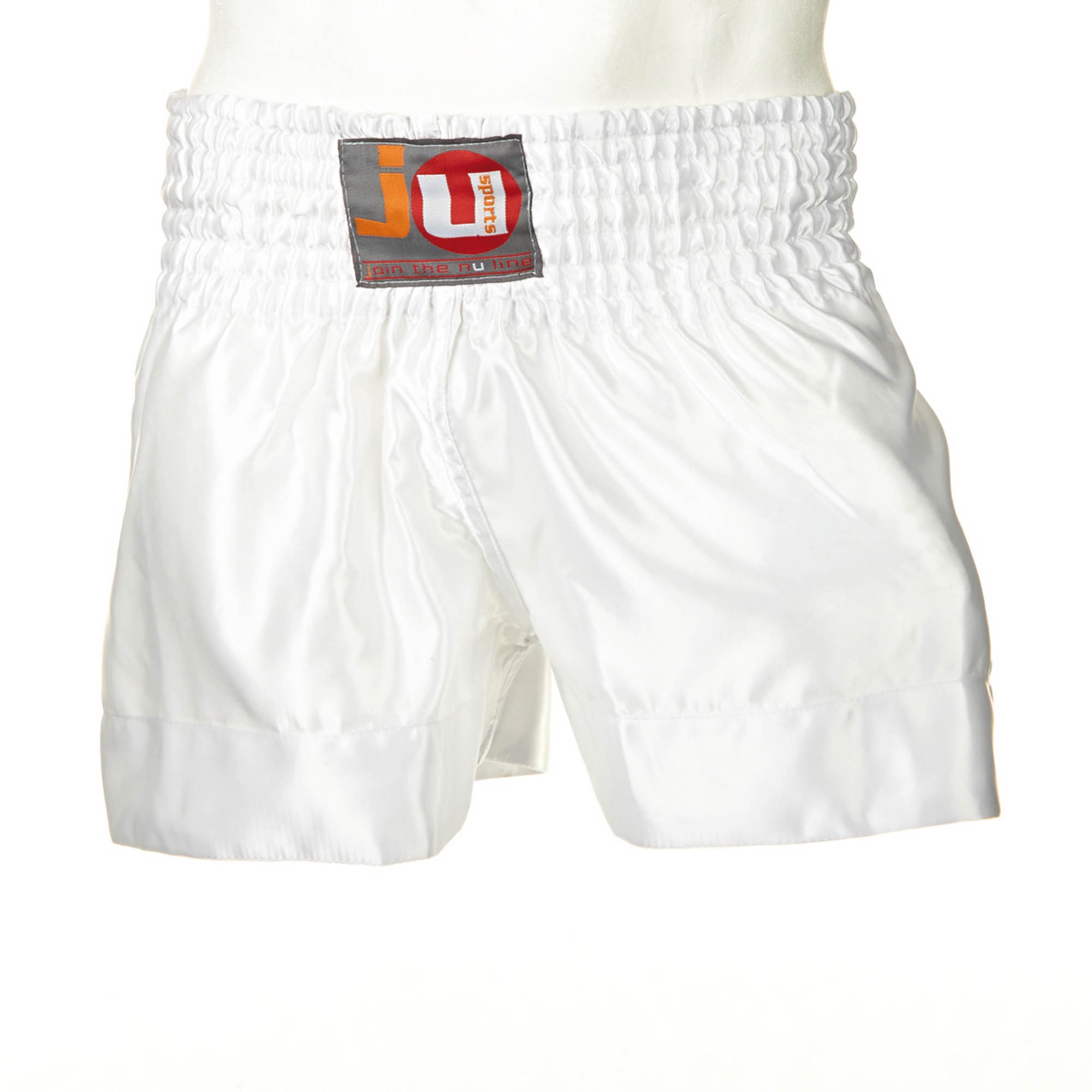 Thaibox broek "color" wit