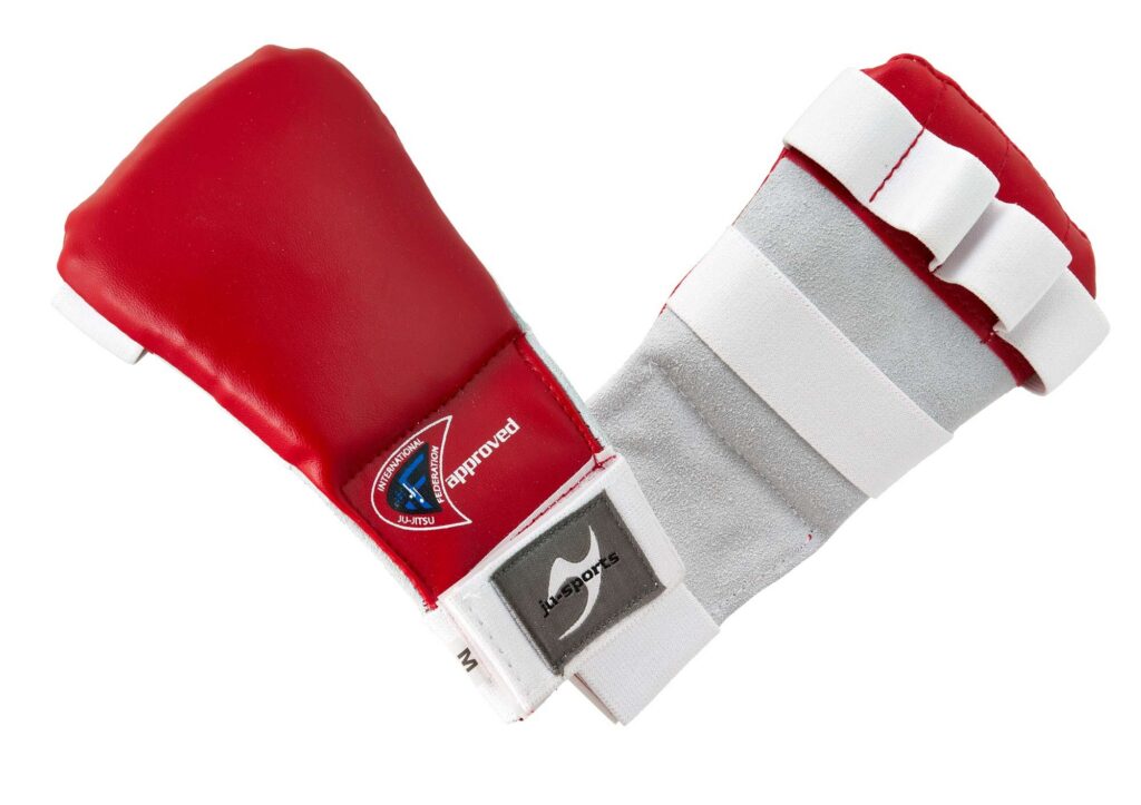 Ju-Jutsu handschoenen pro rood