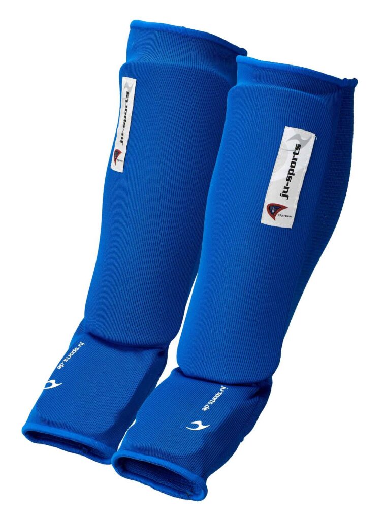 Scheenbeen en voet beschermer blauw