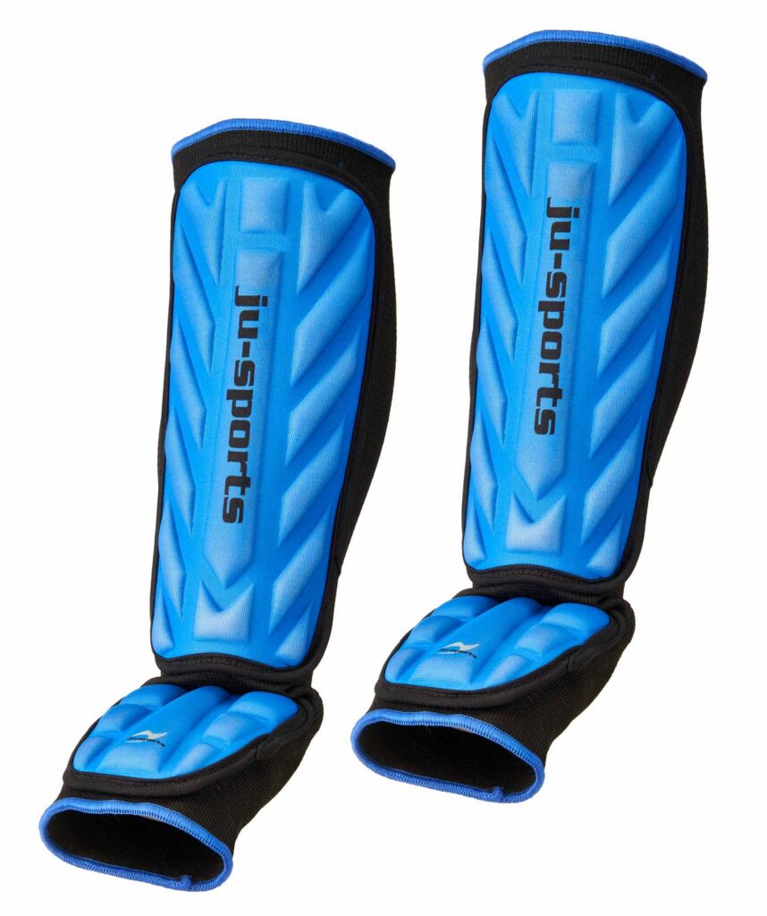 Scheenbeen en voetbeschermers V-Shape C19 blauw