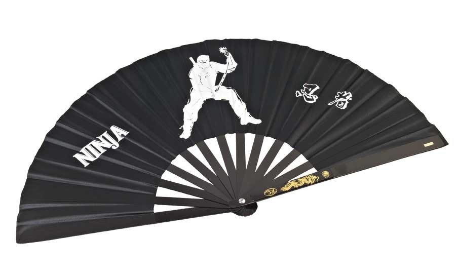 Ninja waaier aluminiumzwart