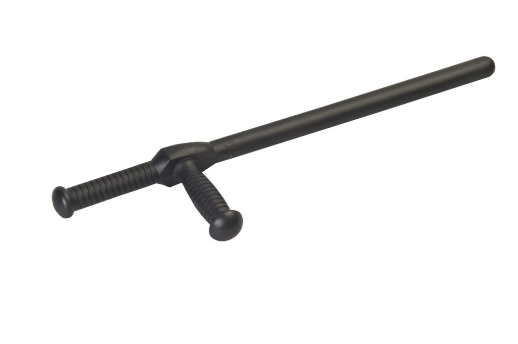 Tonfa uit harde plastiek zwart
