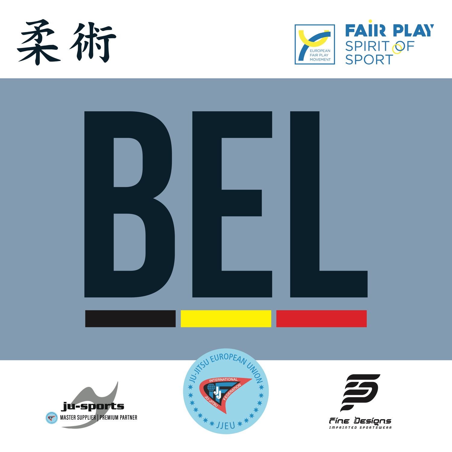 BEL JJEU Rugnummer