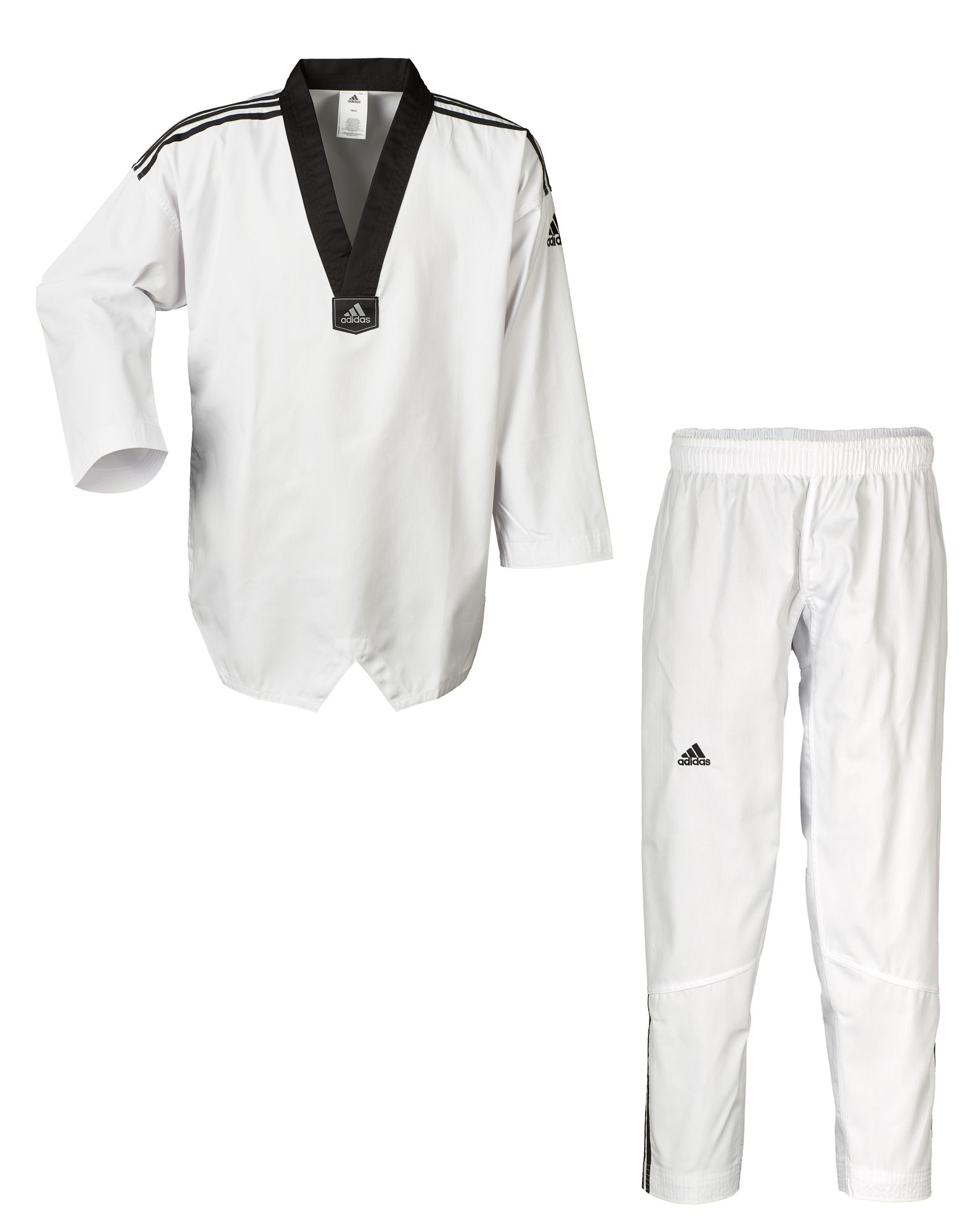 adidas Taekwondopak, Adi Club 3 strepen, zwarte Revers, ADITCB02