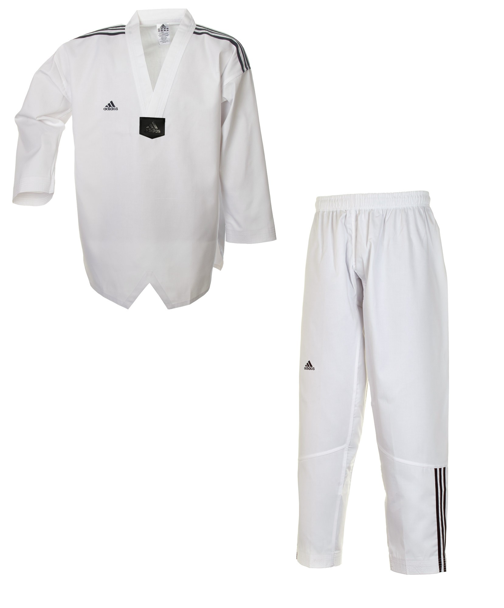 adidas Taekwondopak, Adi Club 3 strepen, witte Revers, ADITCB02