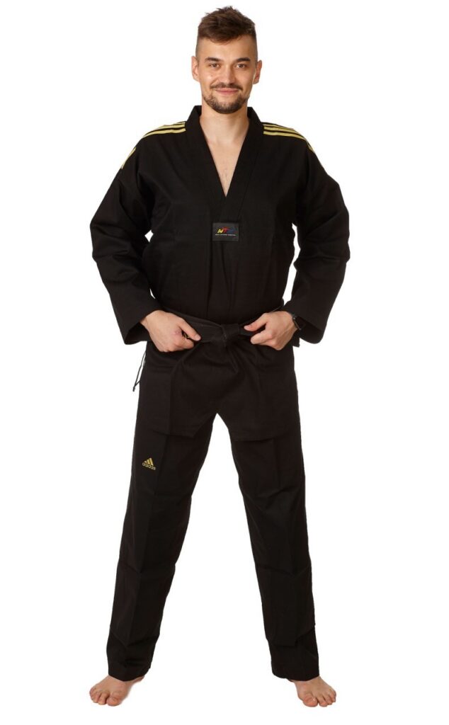 adidas Taekwondopak adi champion kleur zwart, ADITCC01