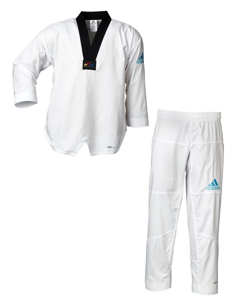adidas Taekwondopak adi wedstrijd blauw Logo, ADITC03_CH