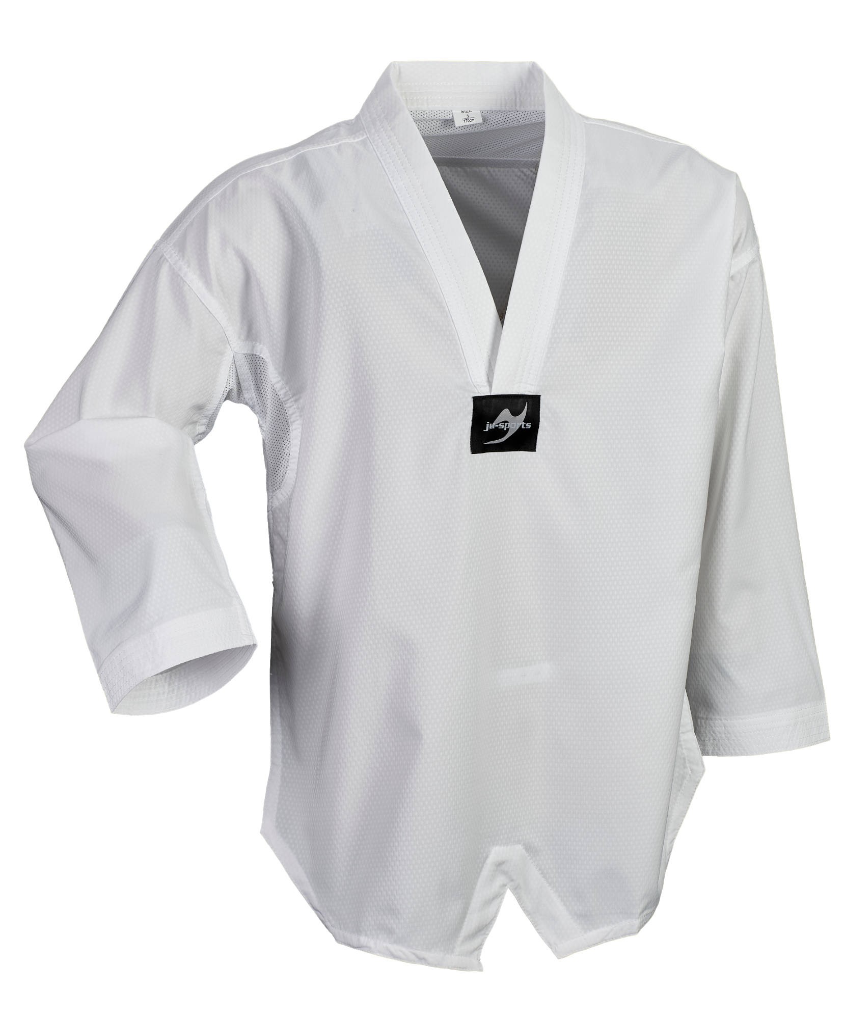 Taekwondo-pak student pro witte Revers
