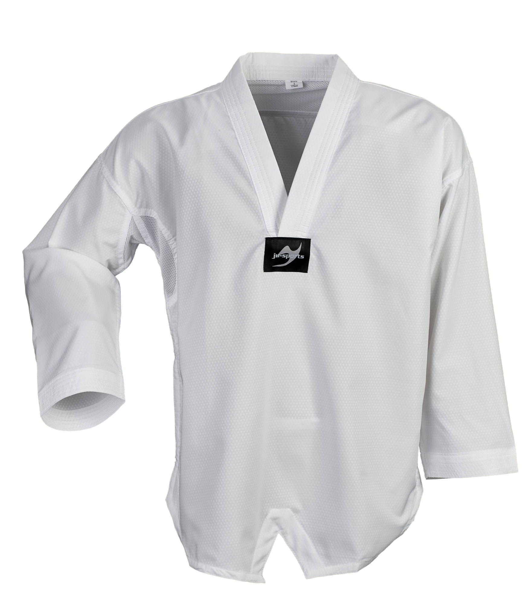 Taekwondo-pak student pro witte Revers