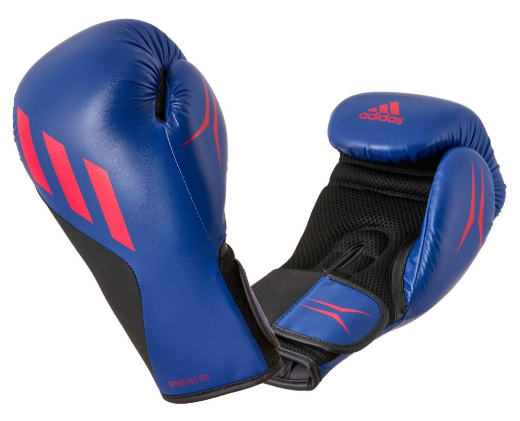 adidas bokshandschoenen SPEED TILT 150 SPD150TG blauw/rood