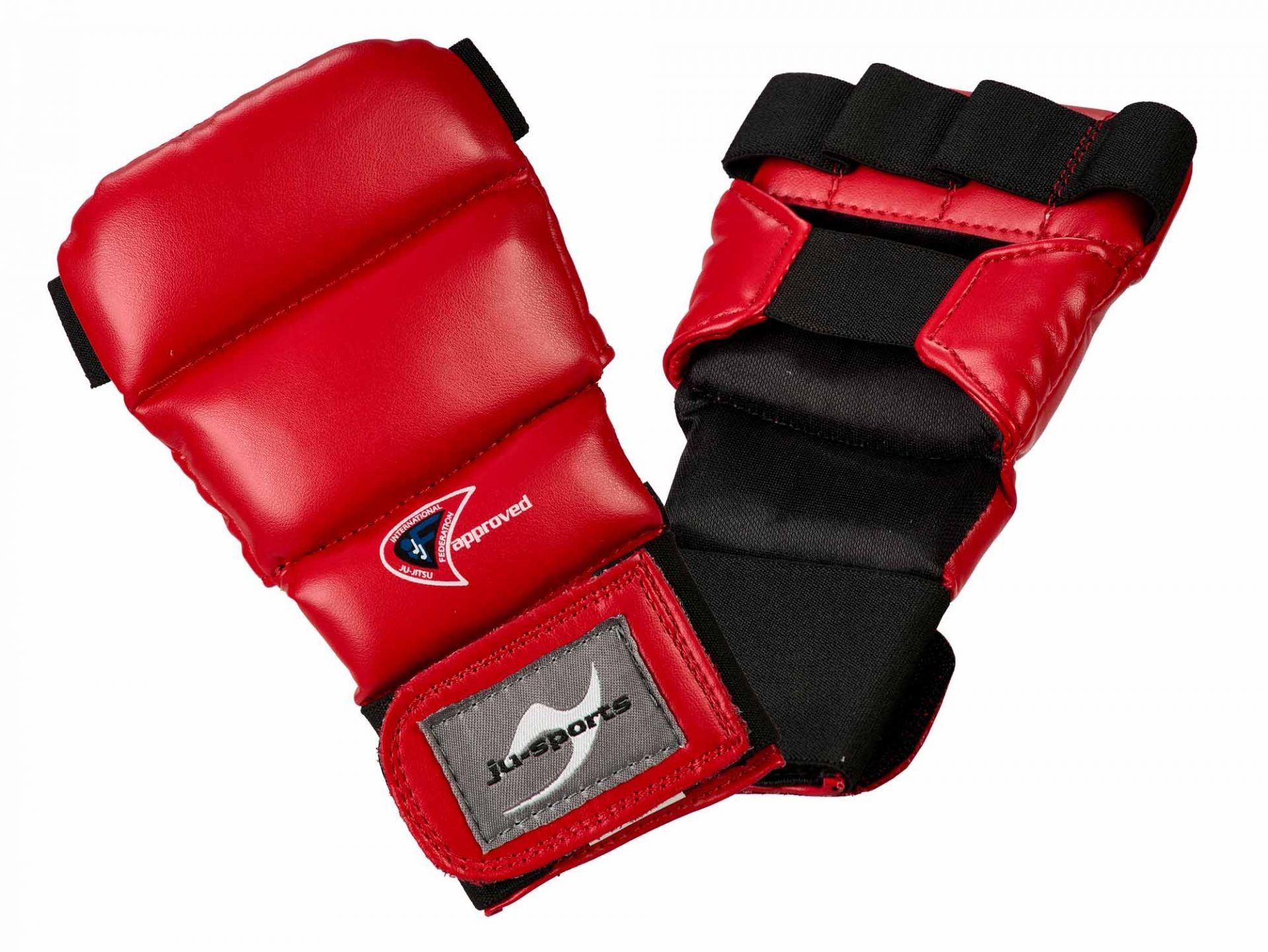 Ju-Jutsu handschoenen secties PRO rood