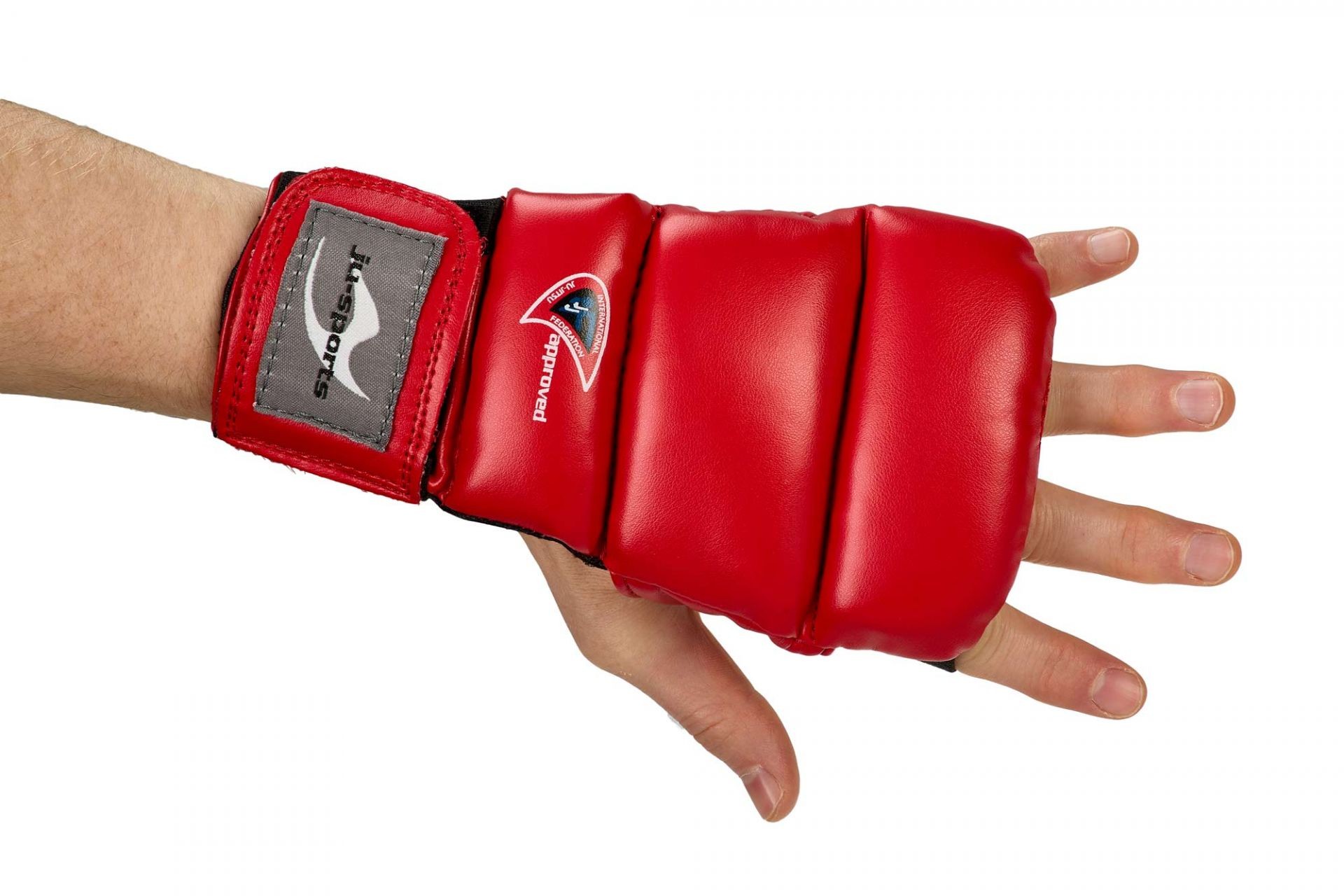 Ju-Jutsu handschoenen secties PRO rood