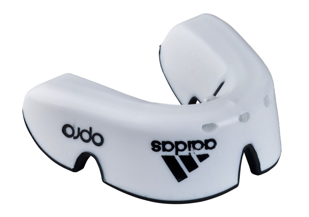 adidas gebitsbeschermer OPRO zilver, wit ADIBP32