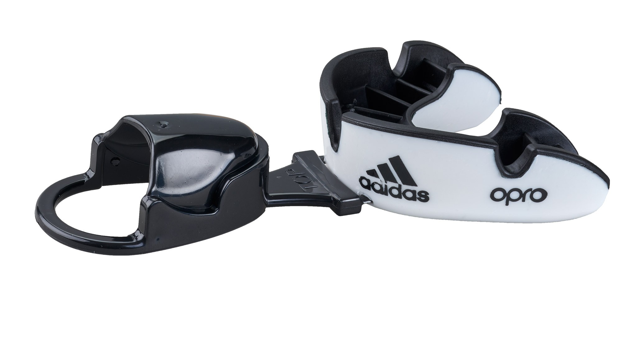 adidas gebitsbeschermer OPRO zilver, wit ADIBP32