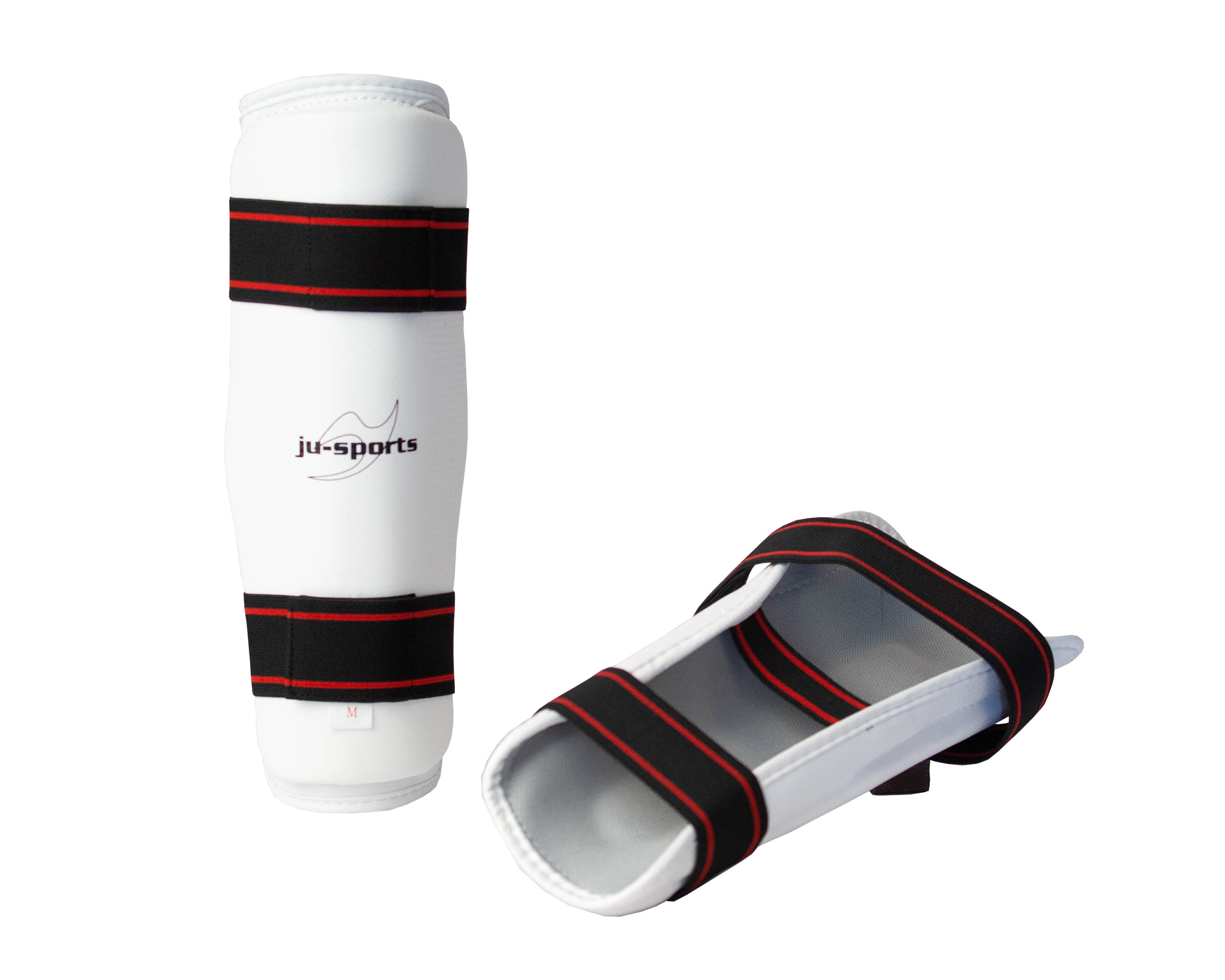 Ju-Sports Scheenbeschermers PU wit