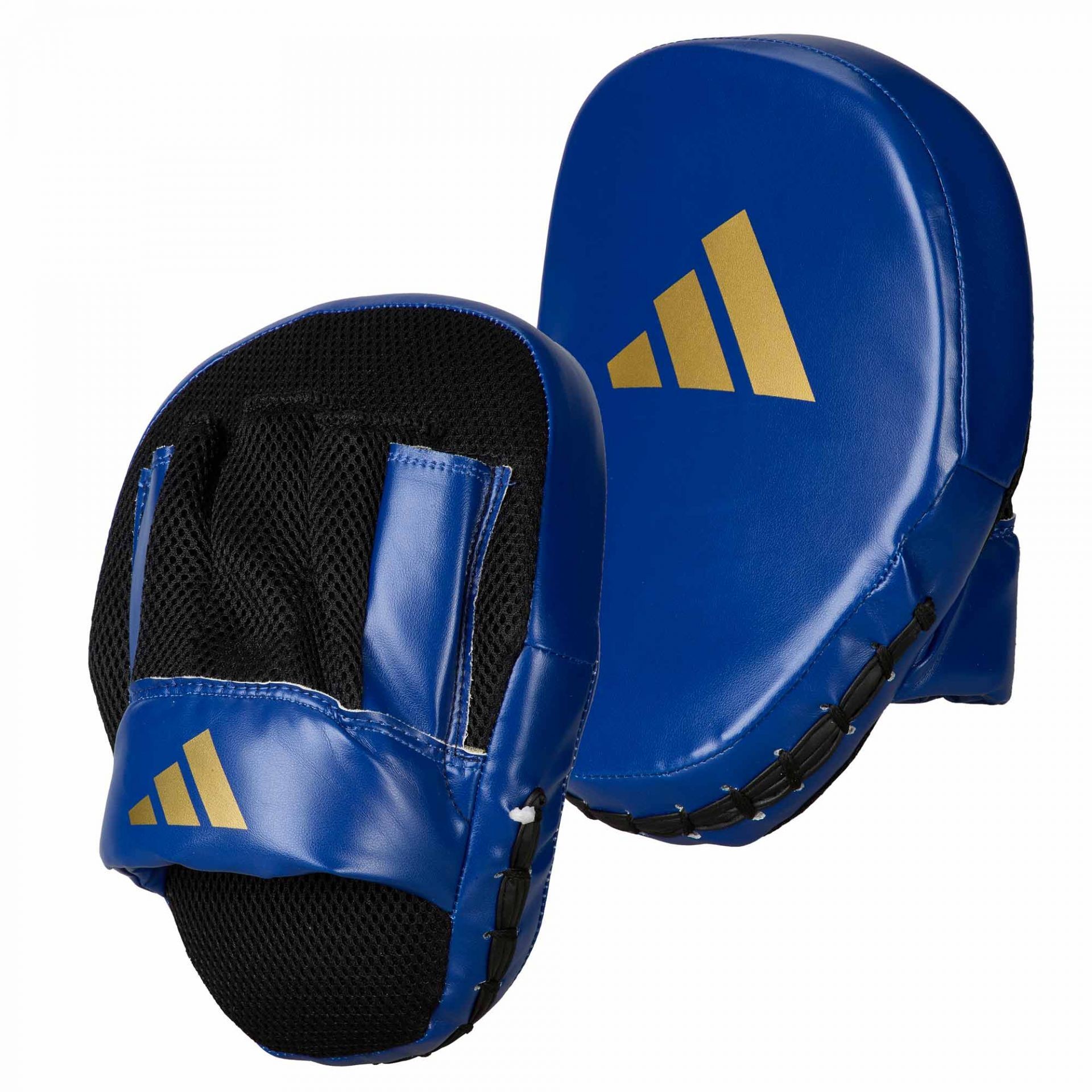 adidas 24 Speed Coach paar bokshandschoenen, blauw/goud ADISBAC014