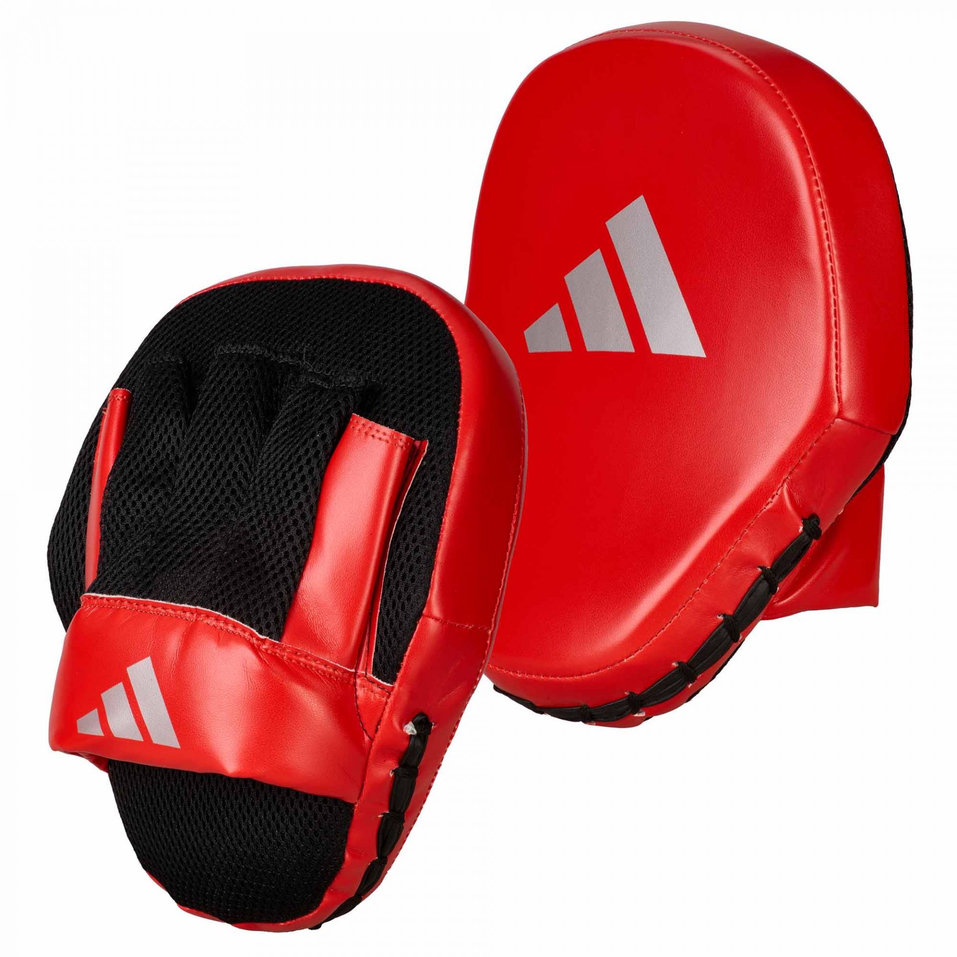 adidas 24 Speed Coach paar bokshandschoenen, rood/zilver ADISBAC014