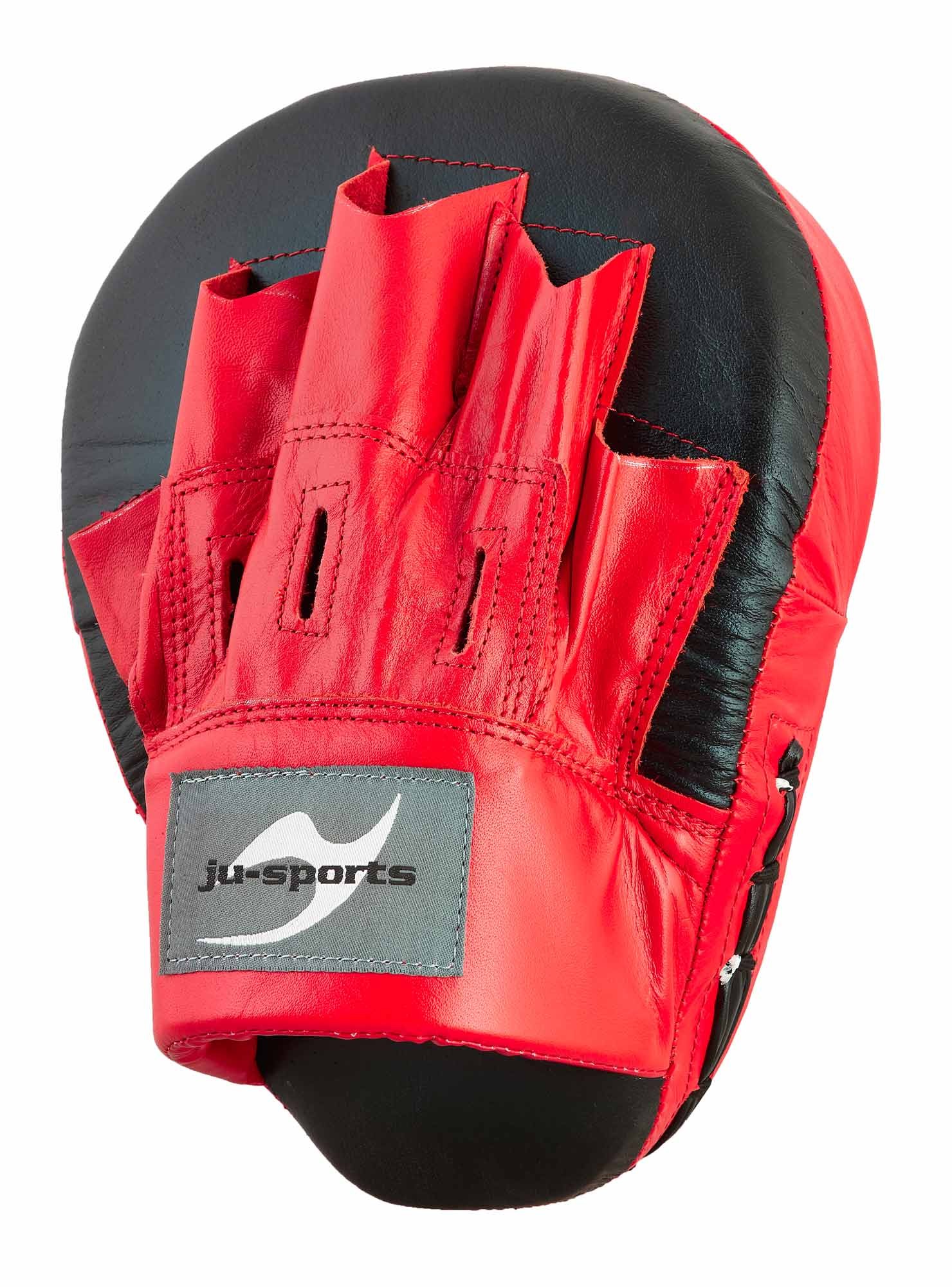 Handpads voorgebogen, echt leer