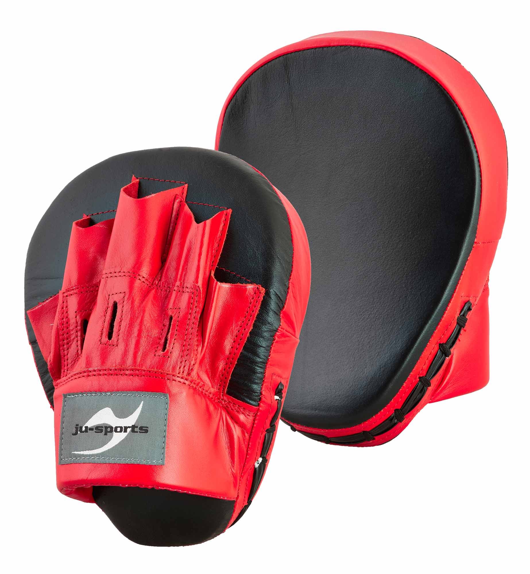 Handpads voorgebogen, echt leer