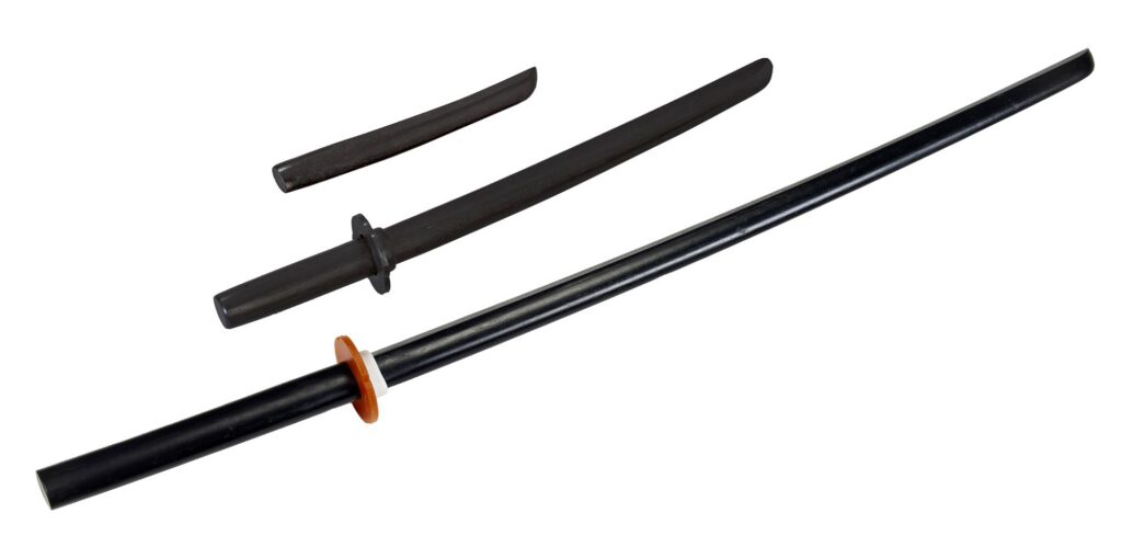 Set bestaande uit Tanto, Shoto en Bokken in zwart