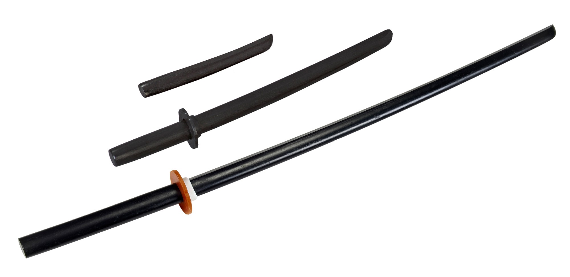 Set bestaande uit Tanto, Shoto en Bokken in zwart