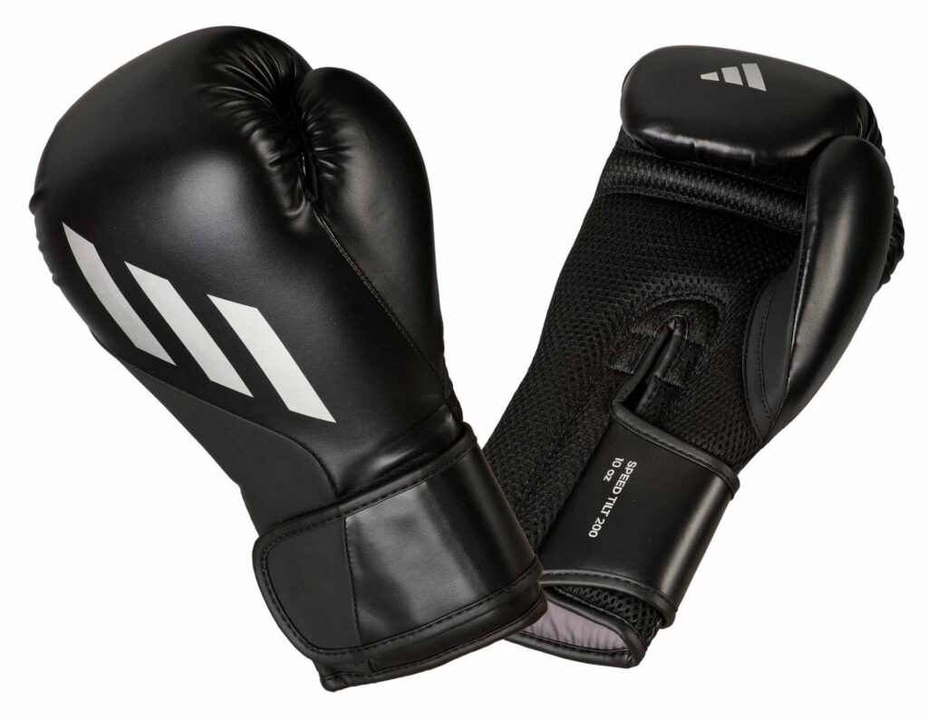 Adidas bokshandschoenen SPEED TILT 200, zwart/zilver SPD200