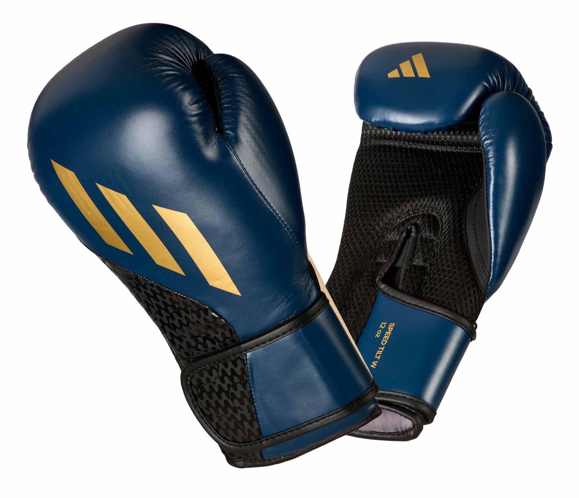Adidas bokshandschoenen dames SPEED TILT 200, blauw/goud SPD200W