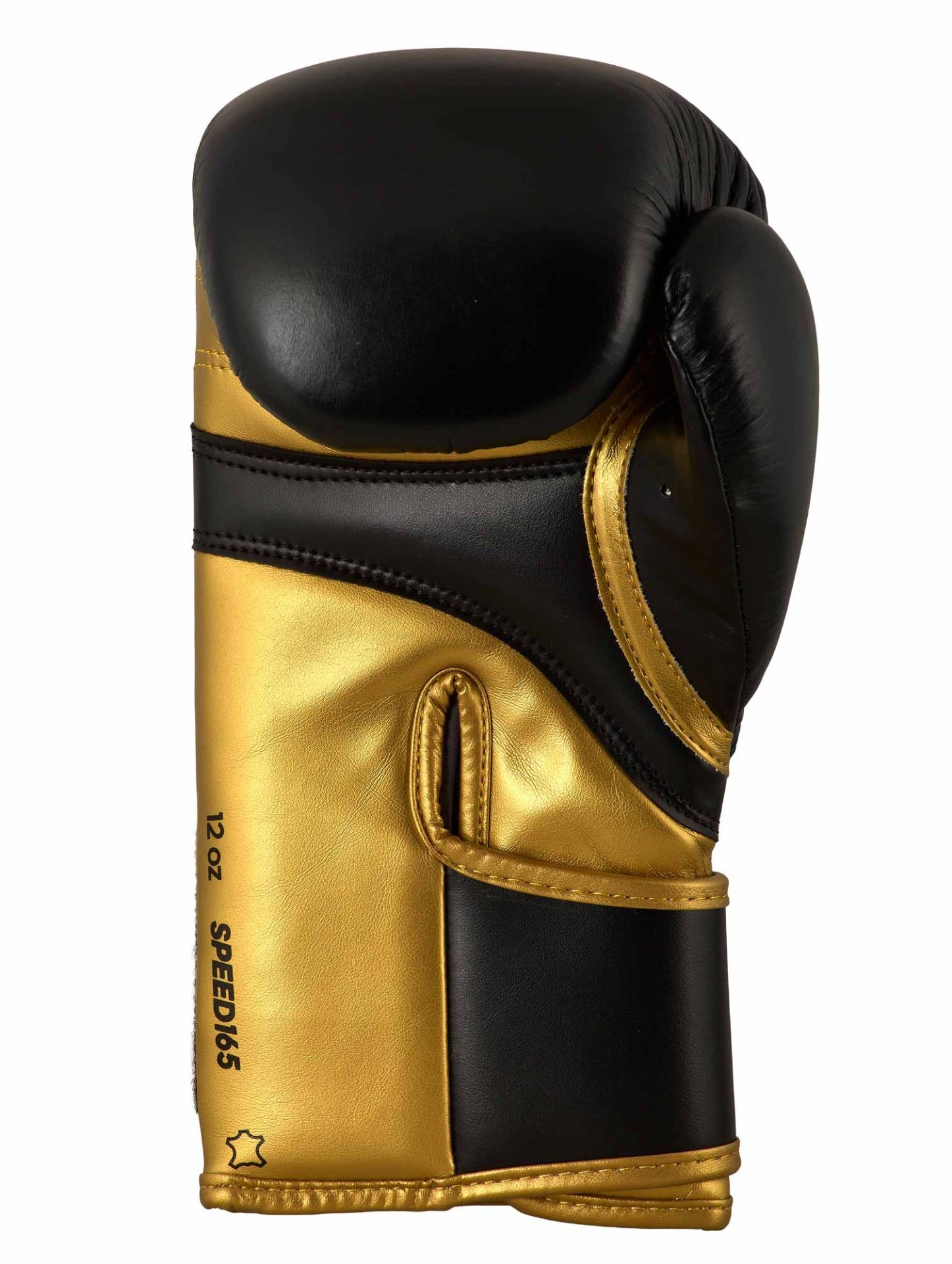 adidas wedstrijdhandschoen Speed 165 zwart/goud, adiSBG165