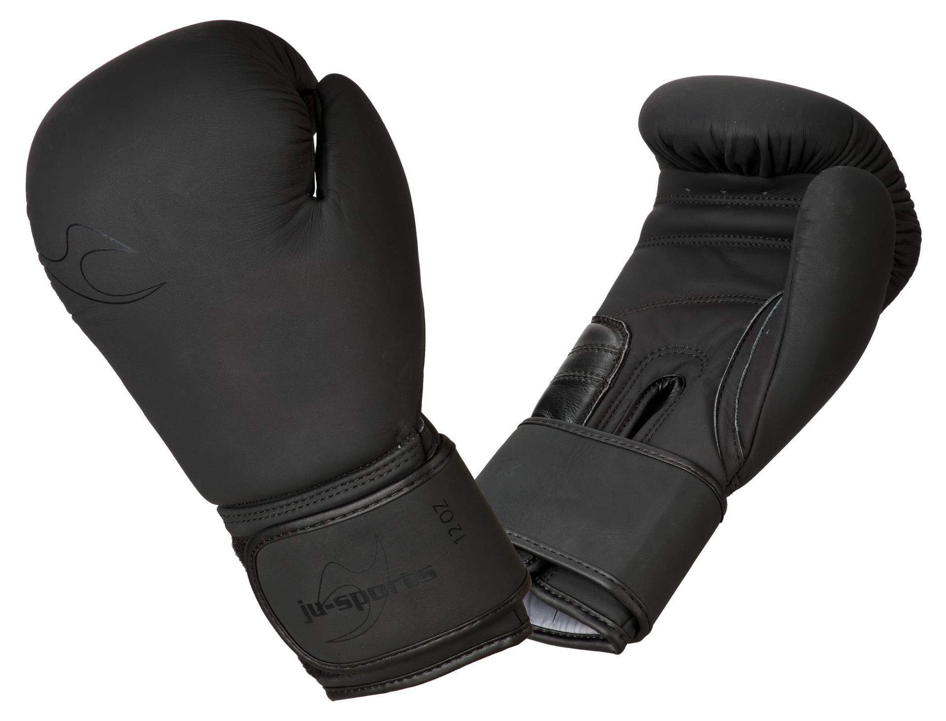 Bokshandschoen Training pro leer V2 zwart/zwart