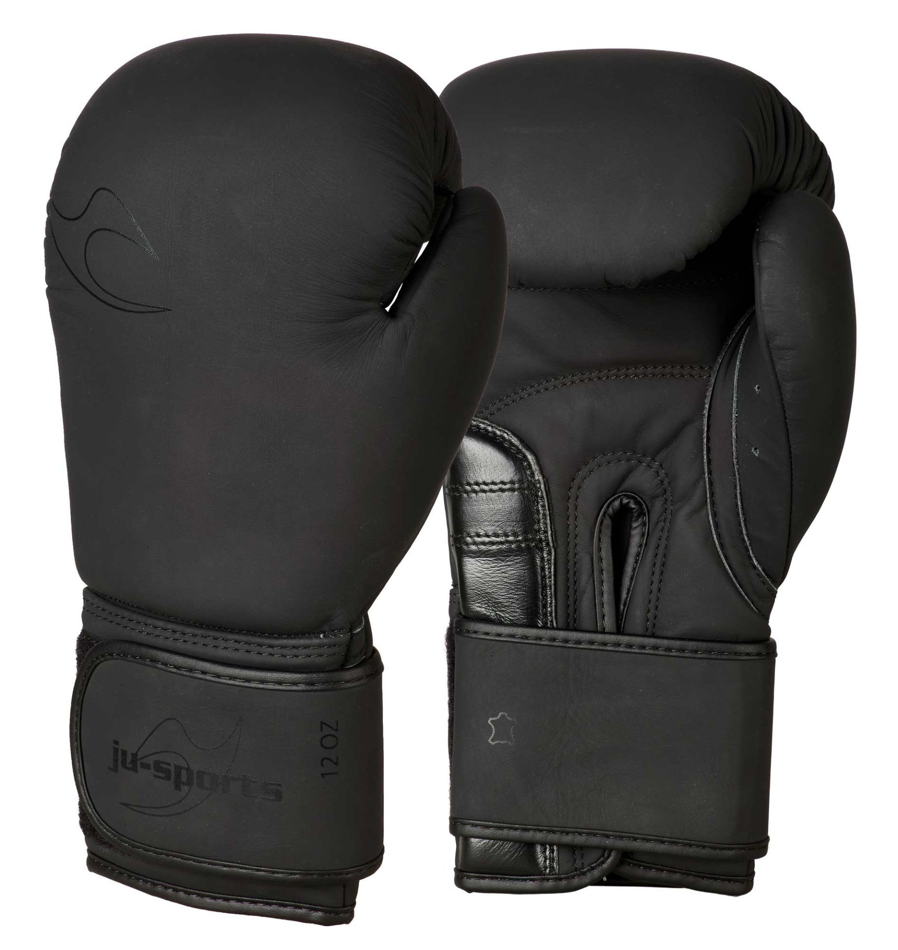 Bokshandschoen Training pro leer V2 zwart/zwart