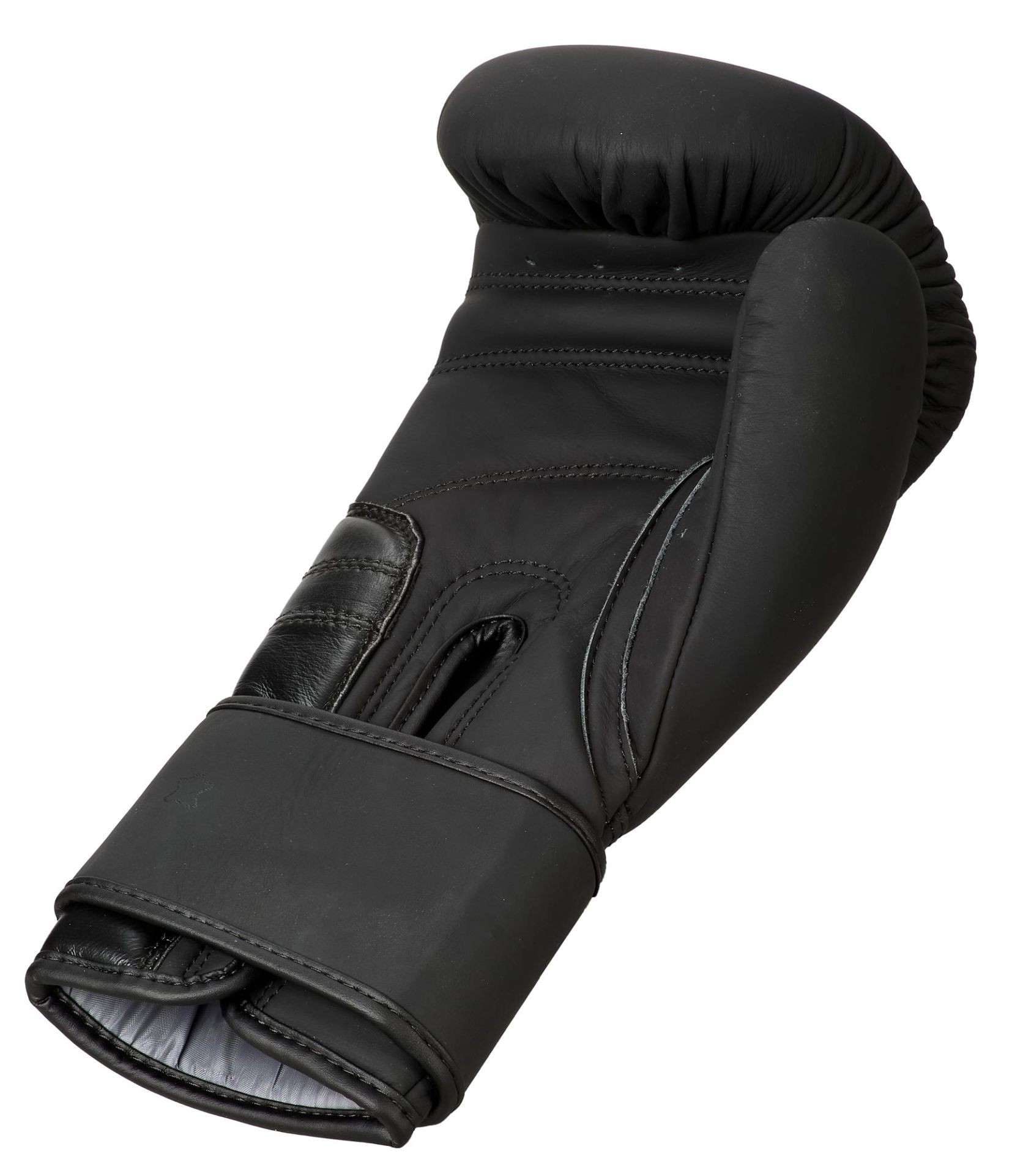 Bokshandschoen Training pro leer V2 zwart/zwart
