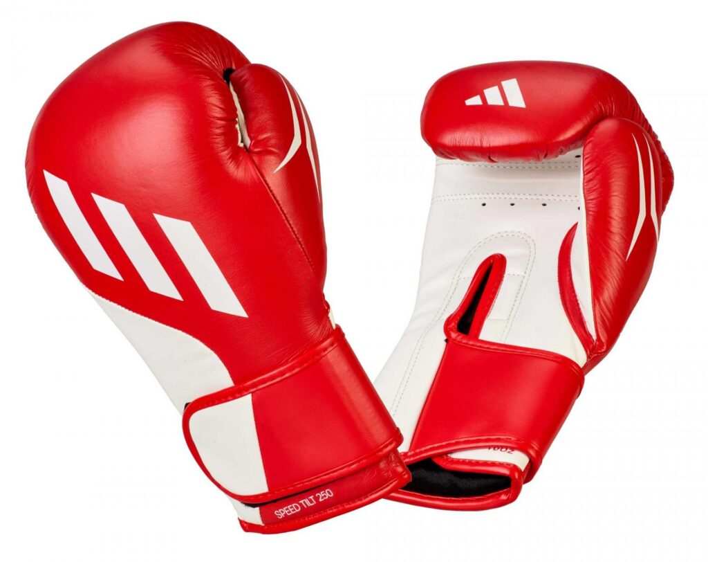 Adidas bokshandschoenen SPEED TILT 250 rood/wit, SPD250TG