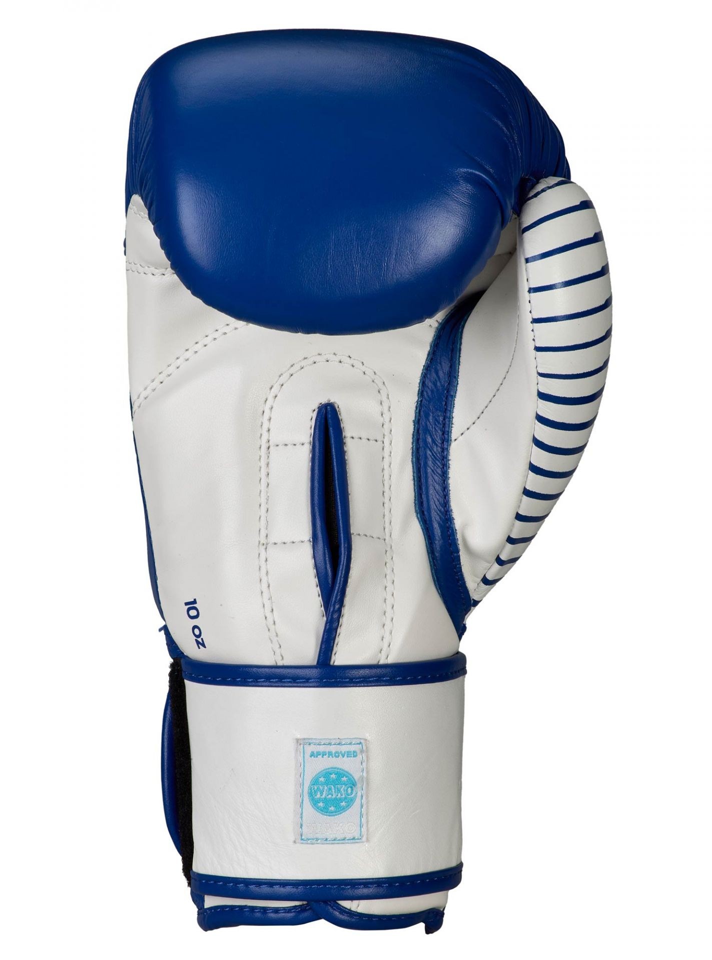adidas Kickboxing wedstrijdhandschoen blauw/wit, adiKBWKF200