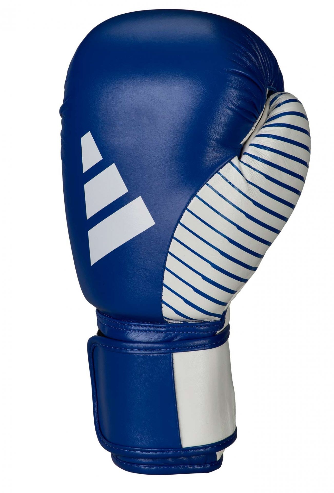 adidas Kickboxing wedstrijdhandschoen blauw/wit, adiKBWKF200