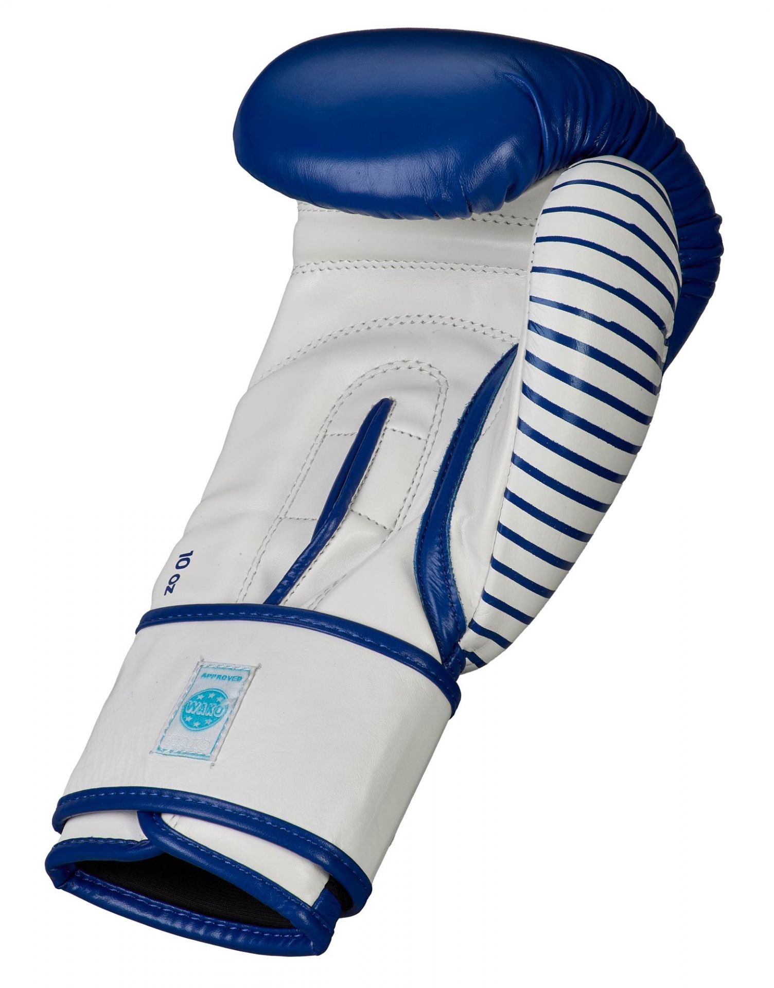 adidas Kickboxing wedstrijdhandschoen blauw/wit, adiKBWKF200