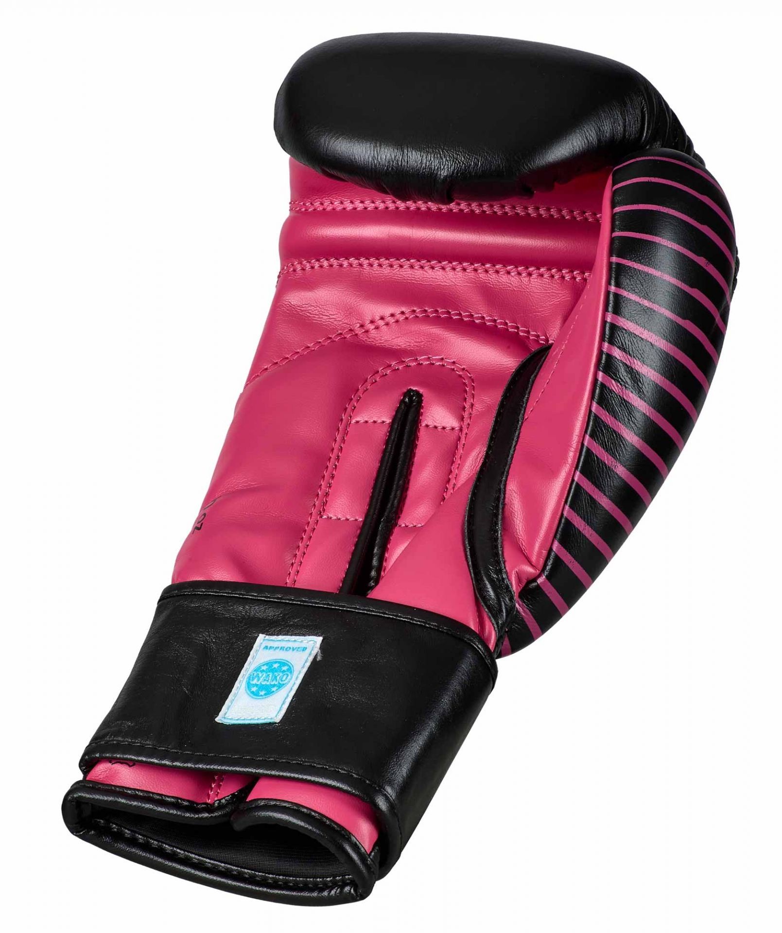 adidas Kickboxing wedstrijdhandschoen zwart/roze, adiKBWKF200