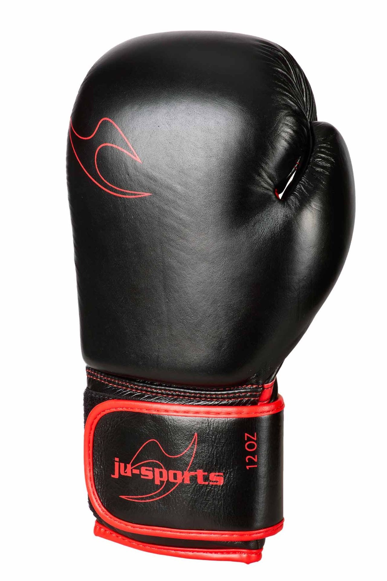 Bokshandschoen Training pro leer V2 zwart/rood