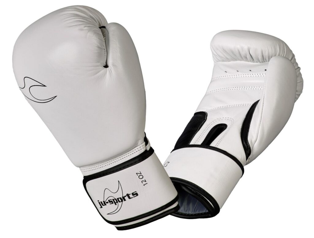 Bokshandschoen Training pro leer V2 wit