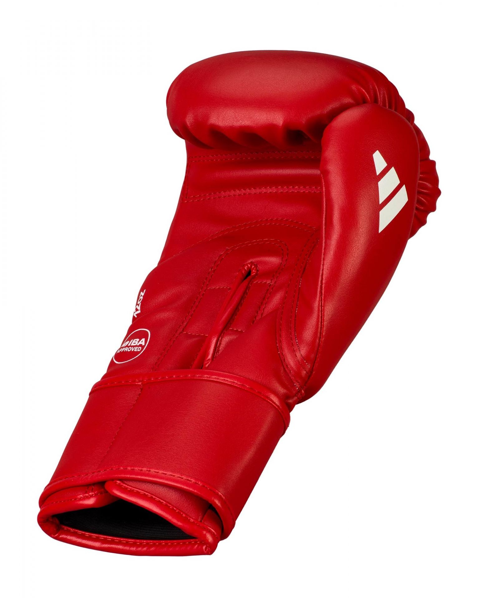 adidas IBA bokshandschoenen rood cactusleer, adiIBAG1C