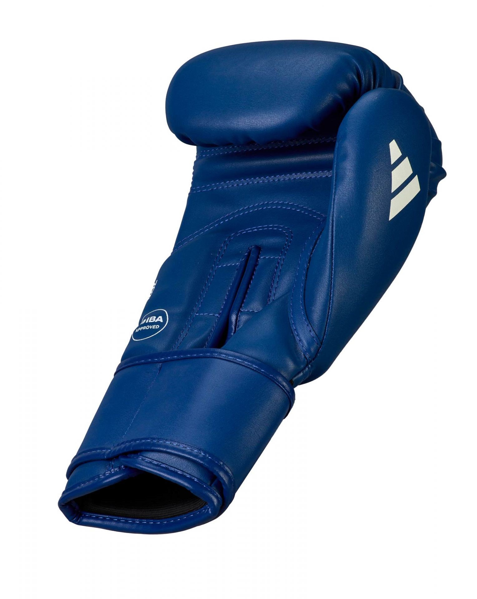 adidas IBA bokshandschoenen blauw cactusleer, adiIBAG1C